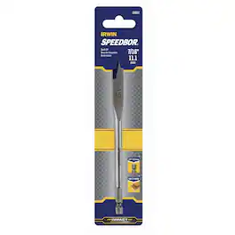 Irwin - Speedbor 7/16 in. X 6 in. L Carbon Steel Wood Boring Bit Hex Shank 1 pc