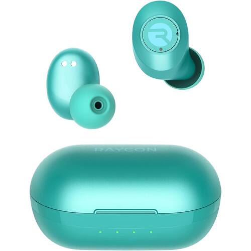 Front. Raycon - Raycon Everyday Classic Wireless Earbuds with ANC, Stereo Sound, Mic, Bluetooth, 32-Hour Playtime (Mint).