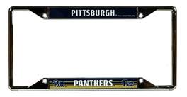 Rico Industries - Pittsburgh PITT Panthers Chrome EZ View License Plate Frame - Multi