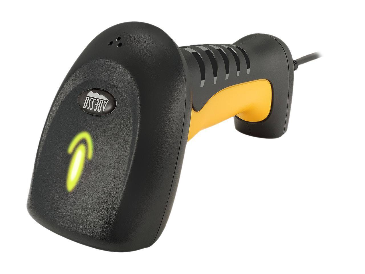 Alt View 3. Adesso - Adesso NuScan 5200TU Antimicrobial & Waterproof 2D Barcode Scanner - Black.