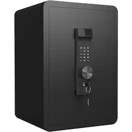 Chateau Abodes - Large Fireproof Home Safe with Waterproof Bag, Electronic Keypad & Spare Key, Smart Alert & Removable Shelf - 3.0 Cubic