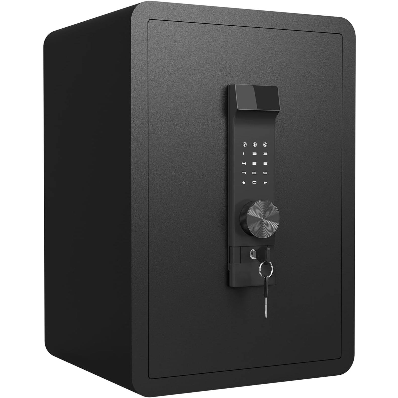 Front. Chateau Abodes - Large Fireproof Home Safe with Waterproof Bag, Electronic Keypad & Spare Key, Smart Alert & Removable Shelf - 3.0 Cubic.
