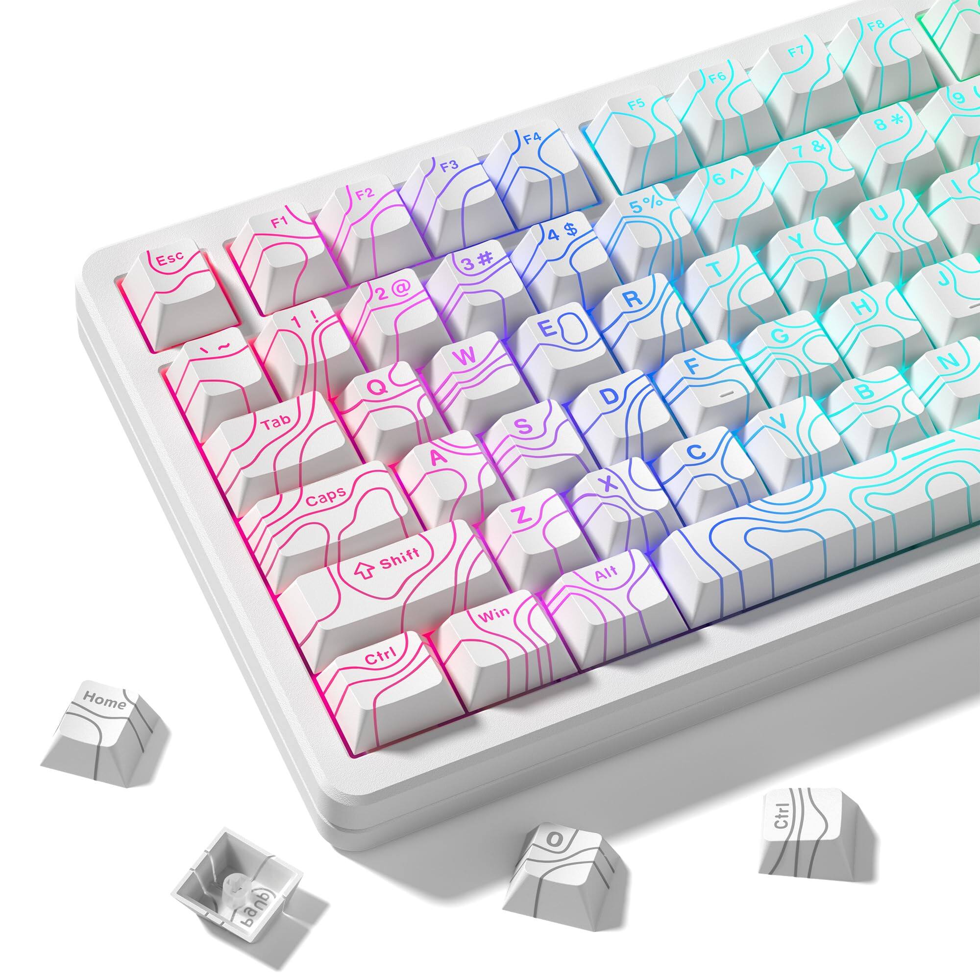 White (Line backlit)