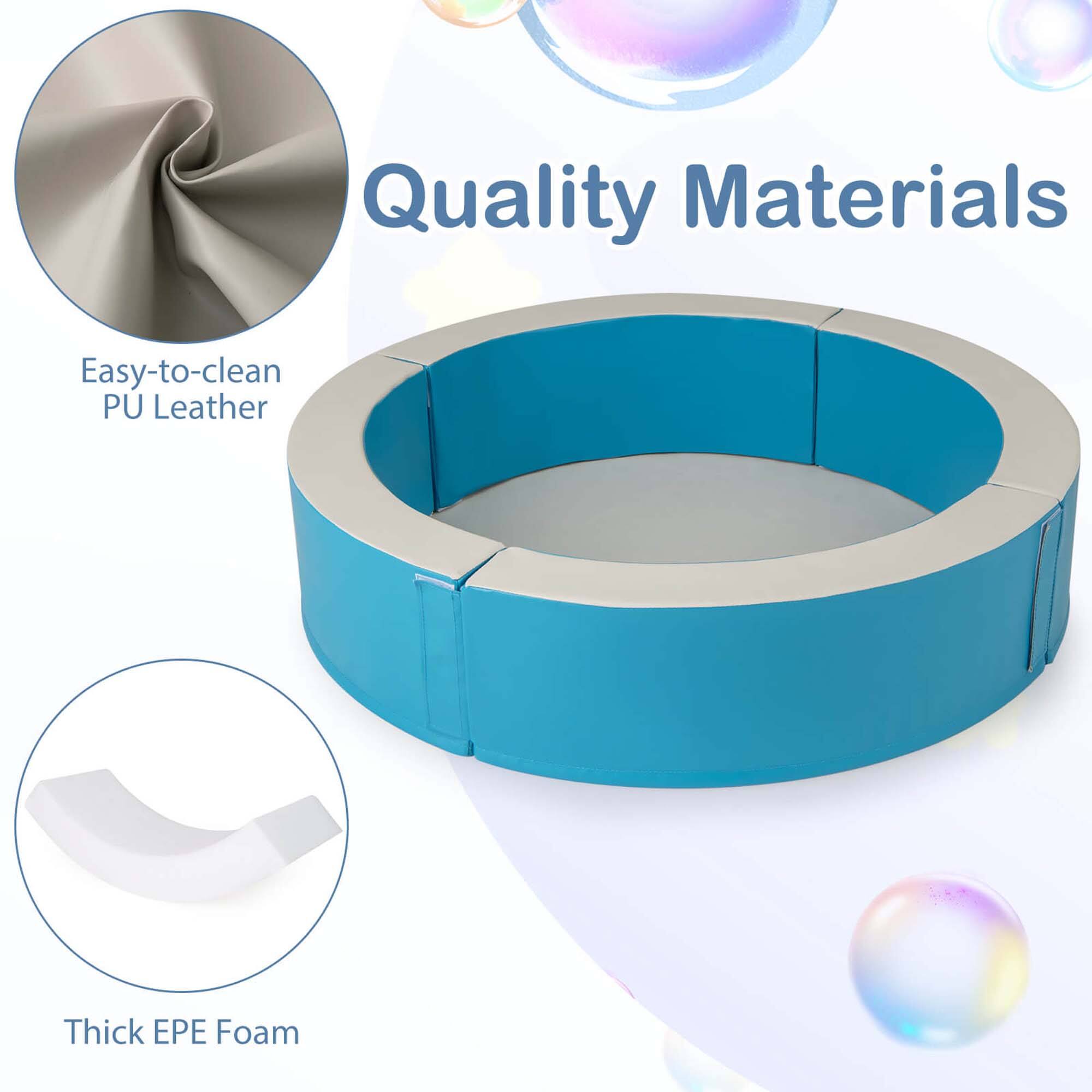 Quality Materials

- Easy-to-clean PU Leather
- Thick EPE Foam