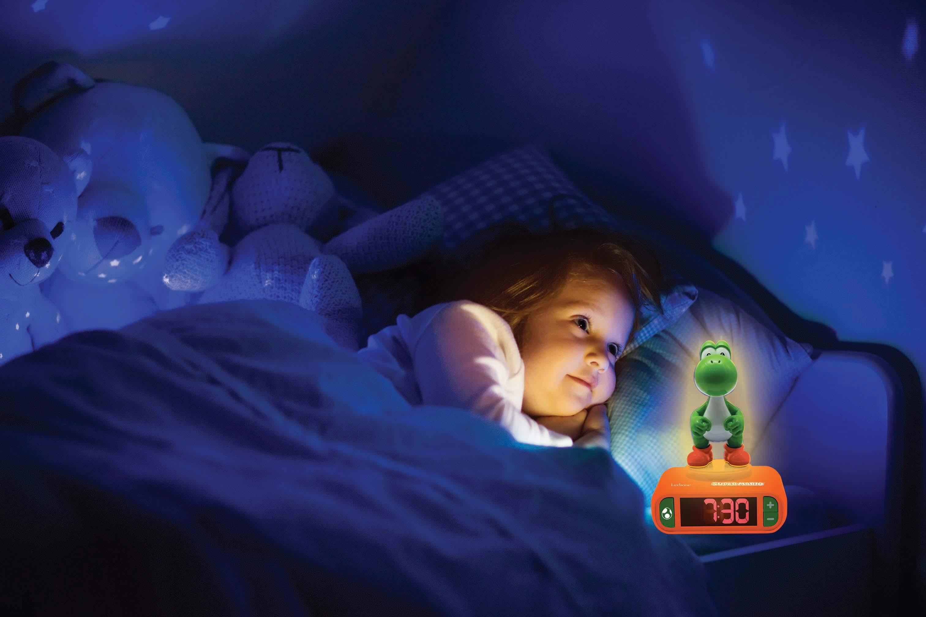 Lexibook Nintendo Yoshi Alarm Clock with Sounds Green RL800NI1