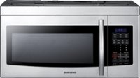Front Standard. Samsung - 1.7 Cu. Ft. Over-the-Range Microwave - Stainless Steel.