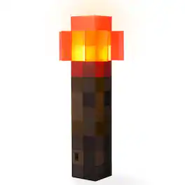 Ukonic - Minecraft Redstone Torch Lamp LED Mood Light Replica | 12.6 Inches - Orange