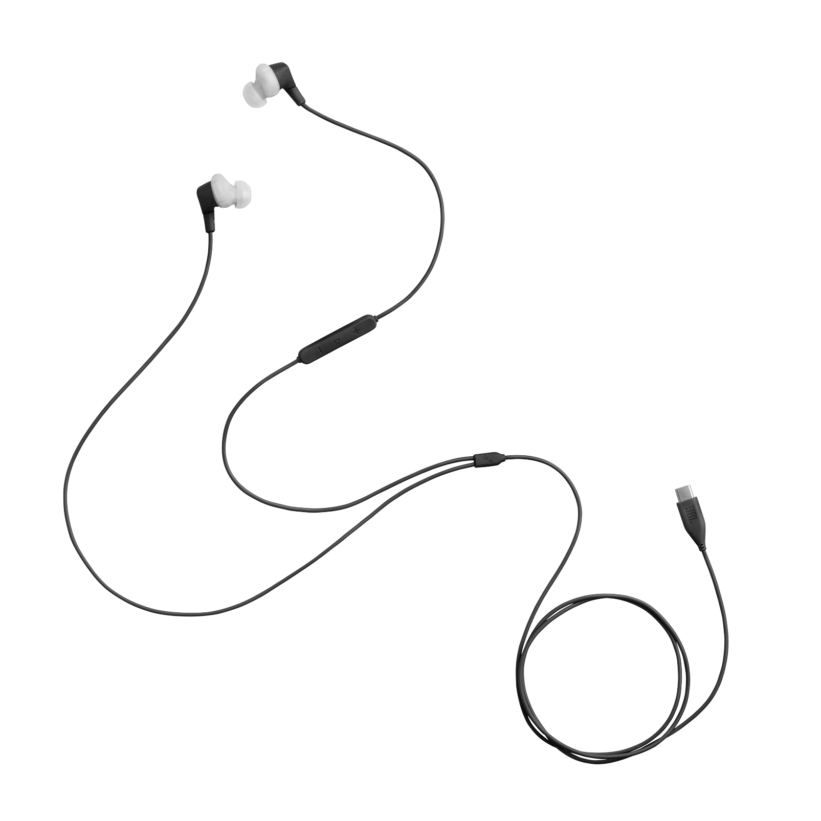 Alt View 2. JBL - JBL ENDURANCE-RUN-3C-USB Wired Sport Headphones (2026).