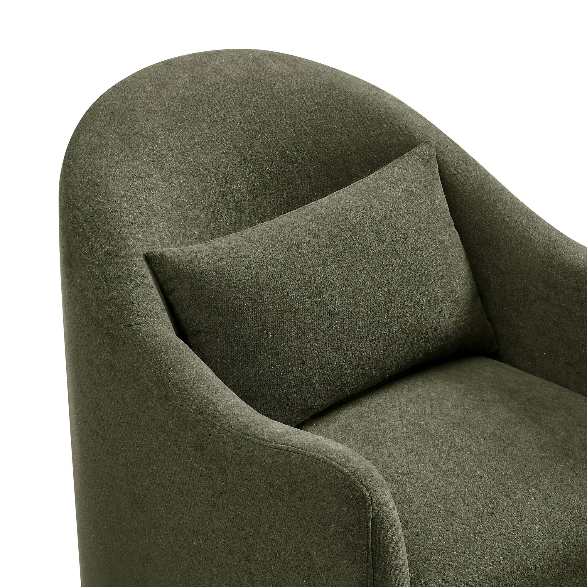 Alt View 5. Modway - Bardot Slipcovered Linen Blend Accent Chair by Modway - Sage.