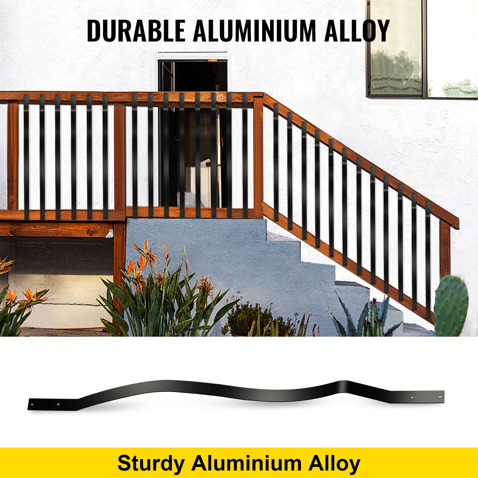 DURABLE ALUMINIUM ALLOY  
Sturdy Aluminium Alloy