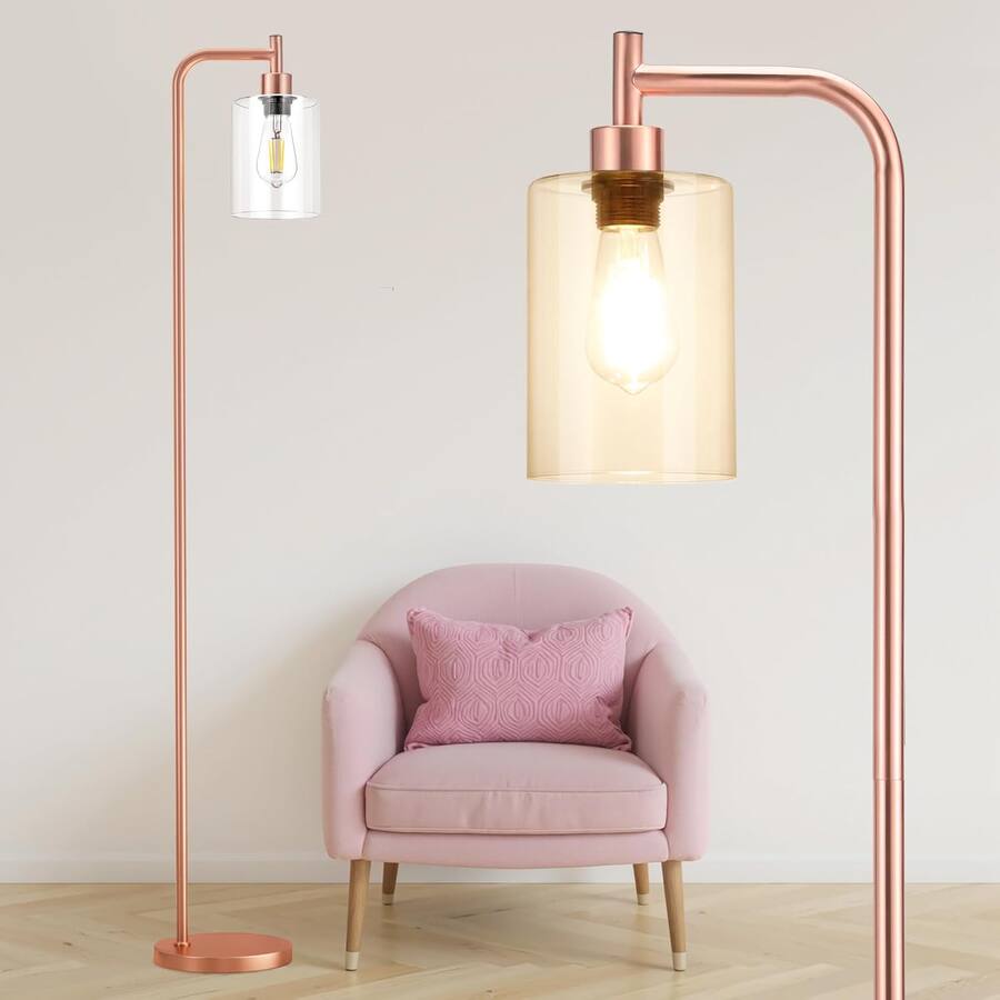 228697 The Best Inks Gold white Lamp Floor Lamp Modern LED Glass Lamps Living ...