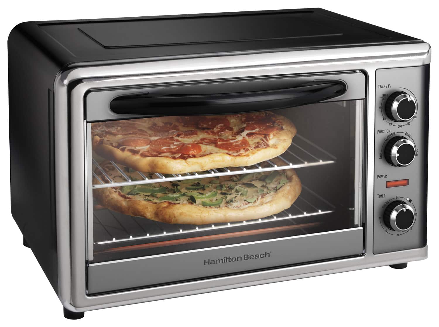 UPC 040094311040 product image for Hamilton Beach - Countertop Oven with Convection & Rotisserie - Black | upcitemdb.com