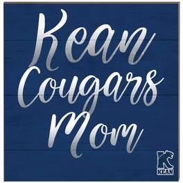 Jardine - Kean University Cougars 10'' x 10'' Mom Plaque - Navy