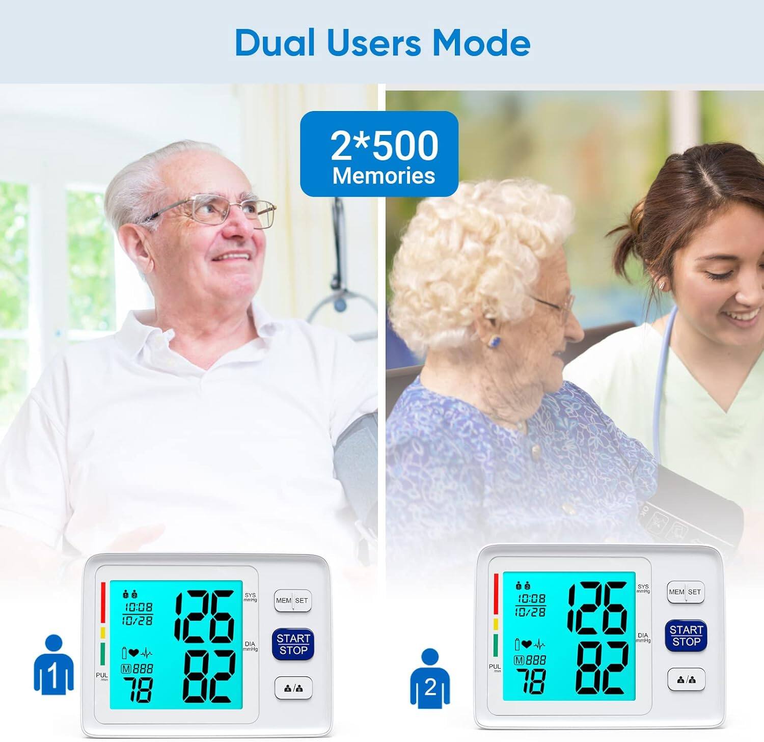 Dual Users Mode  
2*500 Memories  
1 PLL  
10:08 10/28 M 888 78 EYS - DIA MM SE!  
START STOP 6/A & 2 PL  
10:08 10/28 O + M 888 78 BY3 DIA  
MEM SRT START STOP A A