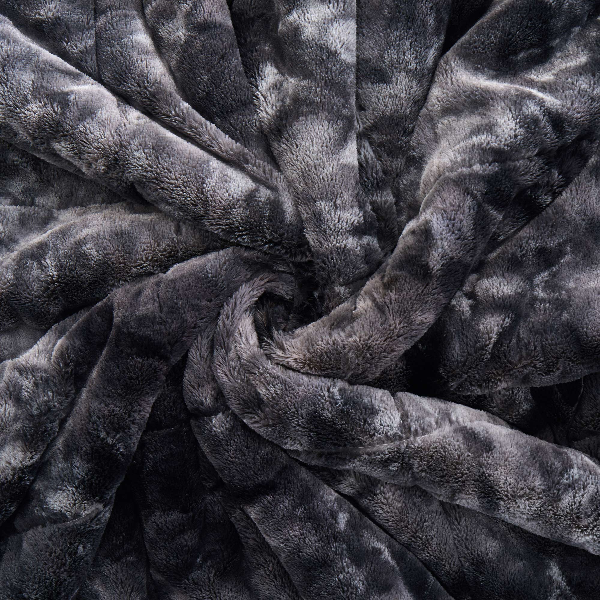 Angle. Peace Nest - Peace Nest Sherpa Fluffy Faux Fur Comforter Set Plush Reversible Bedding Set - Black.