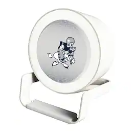 Keyscaper - Dallas Cowboys Linen Print Nightlight Charger & Bluetooth Speaker - White