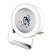 Front. Keyscaper - Dallas Cowboys Linen Print Nightlight Charger & Bluetooth Speaker - White.