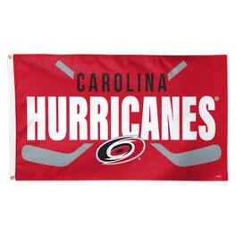 WinCraft - Carolina Hurricanes 3' x 5' Hockey Stick Deluxe Single-Sided Flag - Multicolor