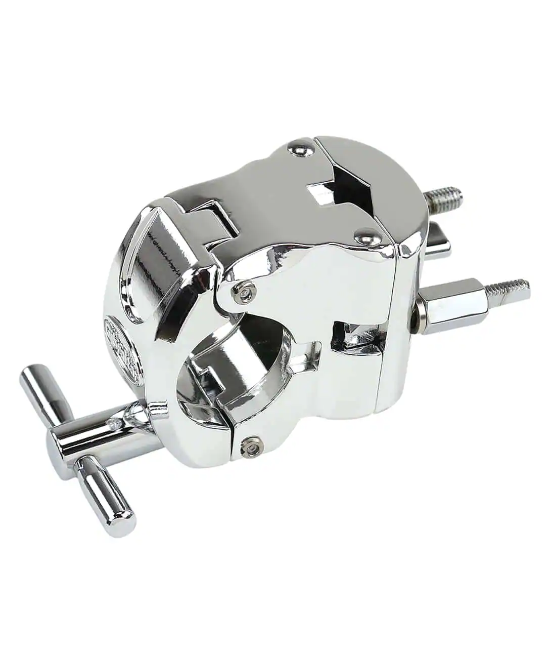 Back. Gibraltar Hardware - Road Series Chrome Super Multi-Clamp for Drum Hardware, Heavy Duty Clamp for Toms and Accessories.