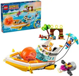 LEGO - Sonic the Hedgehog: Tails’ Adventure Boat Video Game Toy Building Set 76997