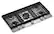 Angle. KitchenAid - 36 in. Wide 5 burners Gas Cooktop with Integrated Wok Grate - Stainless Steel.