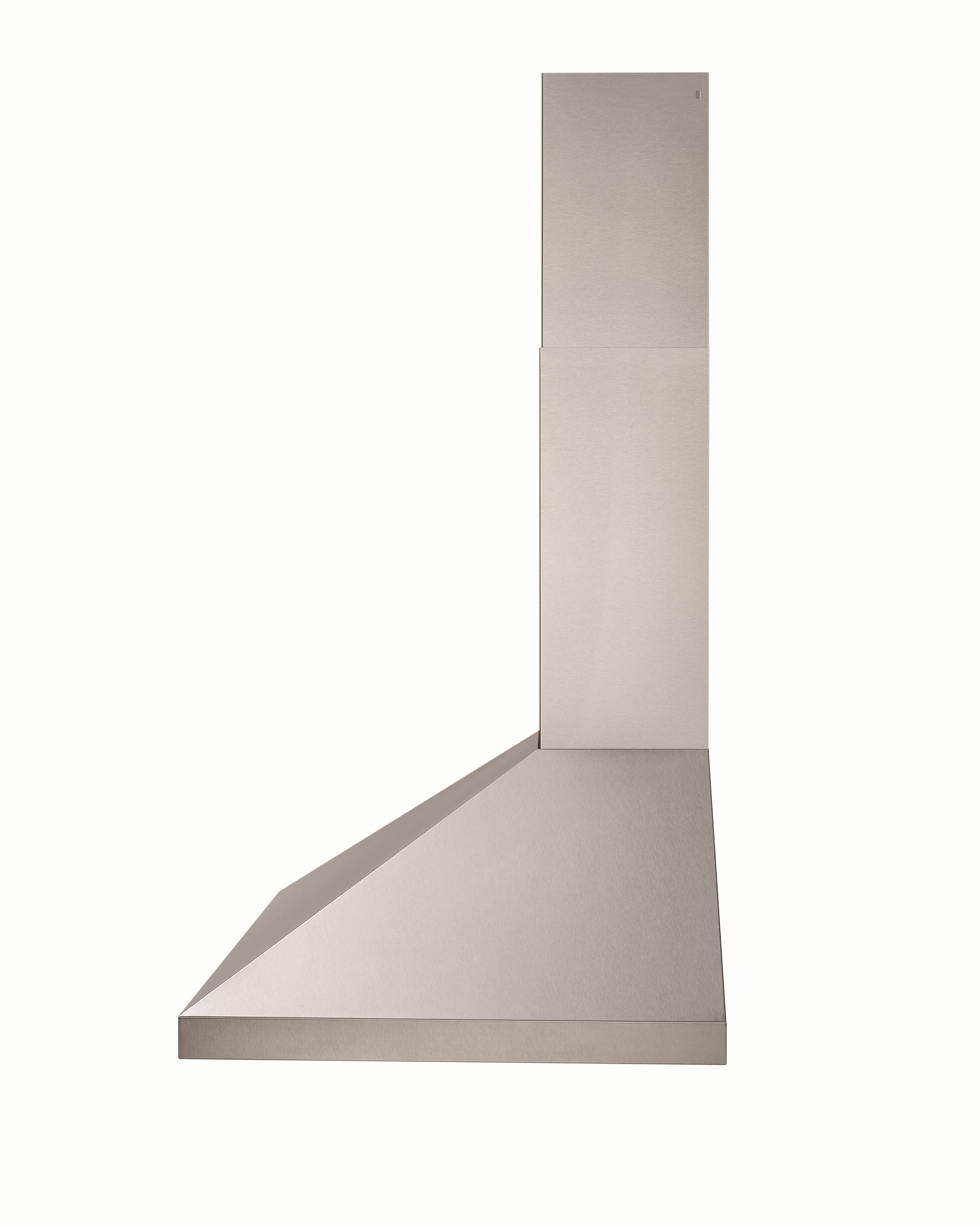 Alt View 6. Broan - Broan® Elite EW48 Series 30-Inch Pyramidal Chimney Range Hood, 460 Max Blower CFM - Stainless Steel.