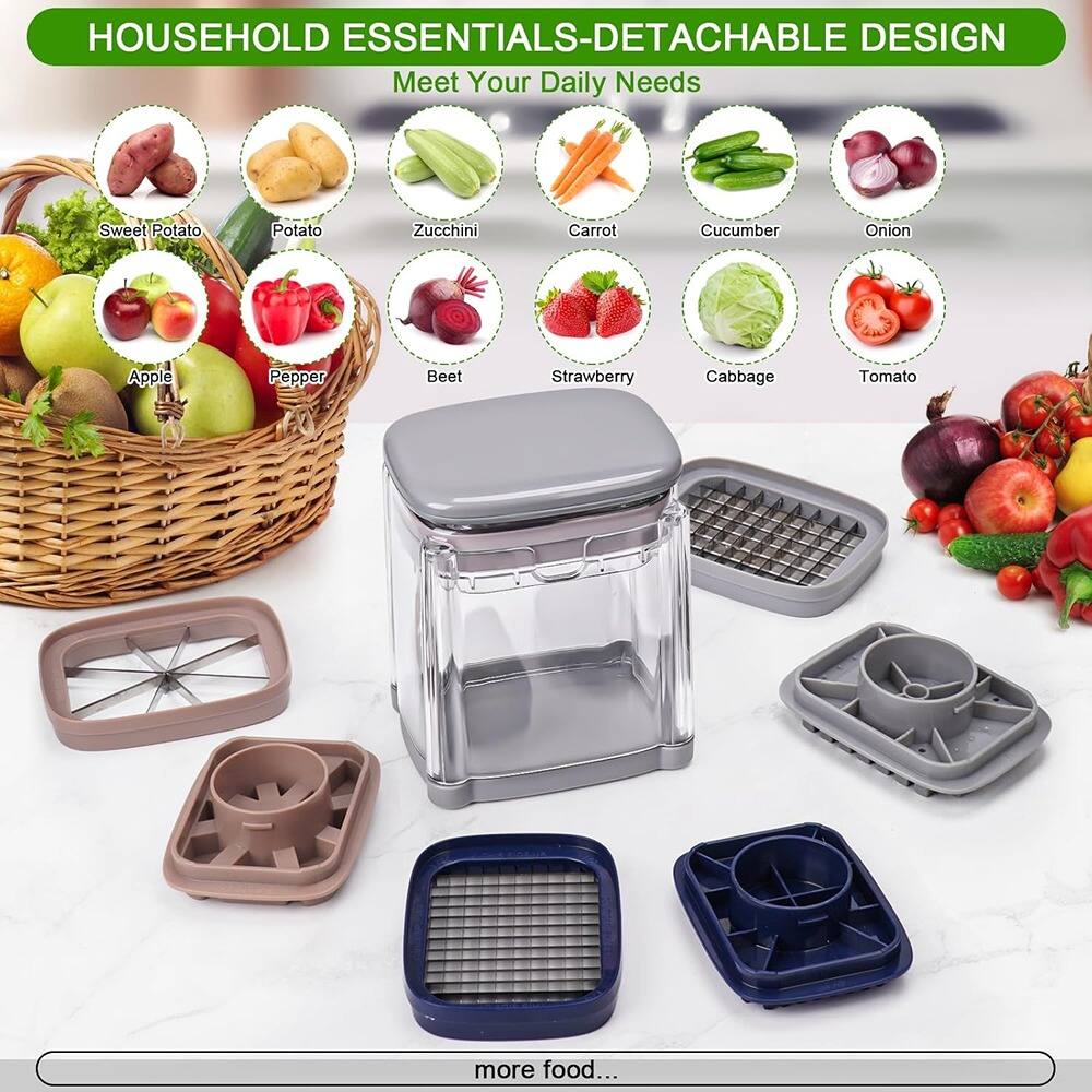 HOUSEHOLD ESSENTIALS-DETACHABLE DESIGN  
Meet Your Daily Needs  

Sweet Potato  
Potato  
Zucchini  
Carrot  
Cucumber  
Onion  
Apple  
Pepper  
Beet  
Strawberry  
Cabbage  
Tomato  

more food...