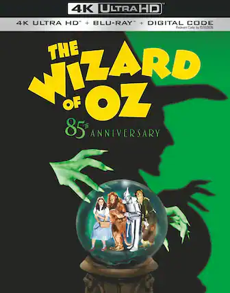 Front. The Wizard of Oz (85th Anniversary Limited Edition) (Steelbook) - 4K Blu-Ray.
