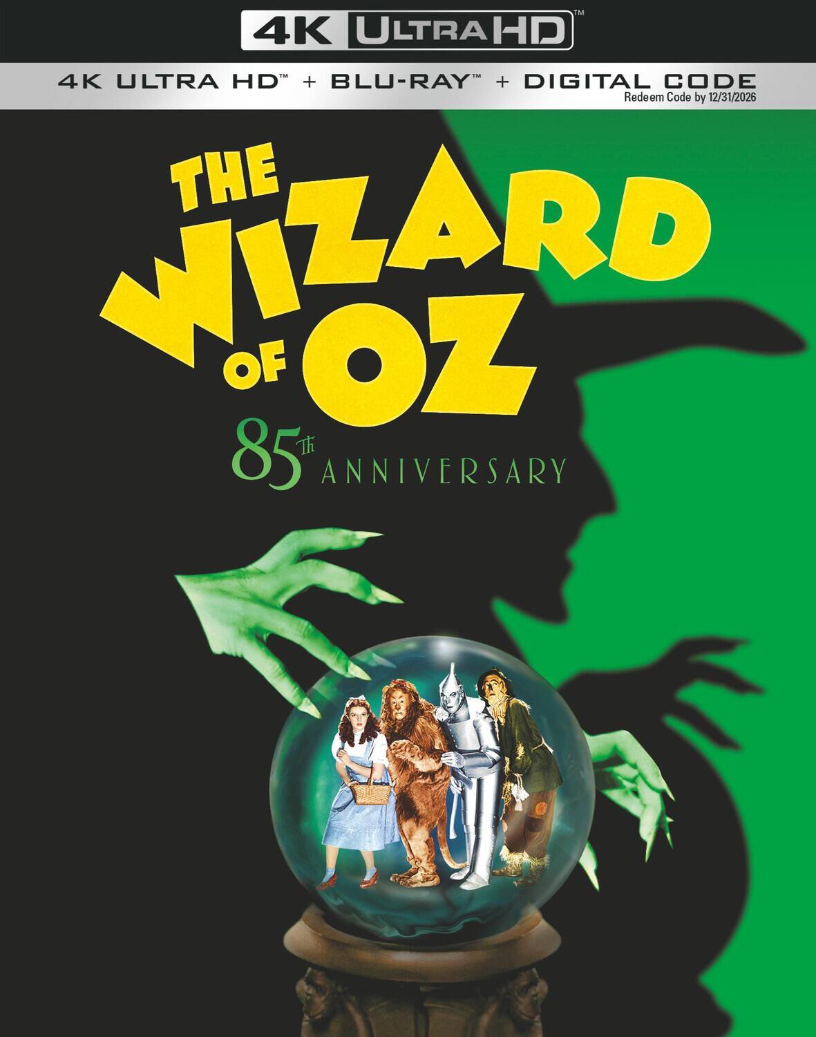 The Wizard of Oz (85th Anniversary Limited Edition) (Steelbook)  - 4K Blu-Ray [4K Ultra HD Blu-ray]