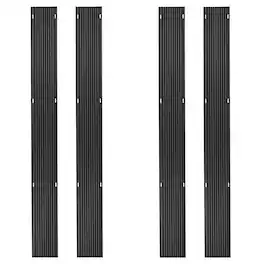 Black Ice - 4 Pack 5-Foot Snowmobile Trailer Ski Guides for Friction-Free Loading