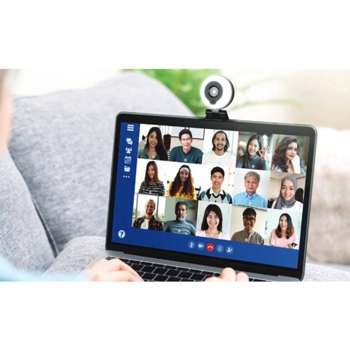 Alt View 1. Aluratek - Aluratek AWCL2KFR Webcam - 5 Megapixel - 30 fps - USB 2.0 Type A - 2592 x 1944 Video - CMOS Sensor - Auto-focus.