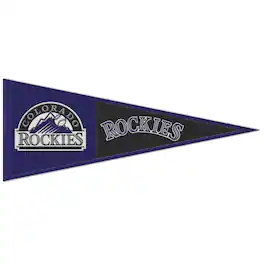 WinCraft - Colorado Rockies 13" x 32" Retro Logo Pennant - Multicolor