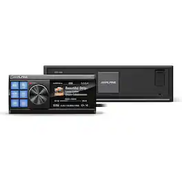 Alpine - HDS-990 Status Series High-Resolution Digital Media Audio Source (Does Not Play Discs) - Black/Gray