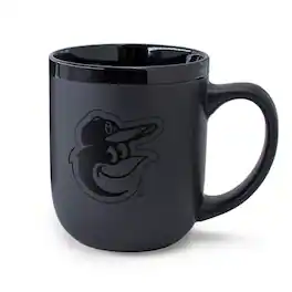 WinCraft - Baltimore Orioles 17oz. Black Tonal Ceramic Mug - Multicolor