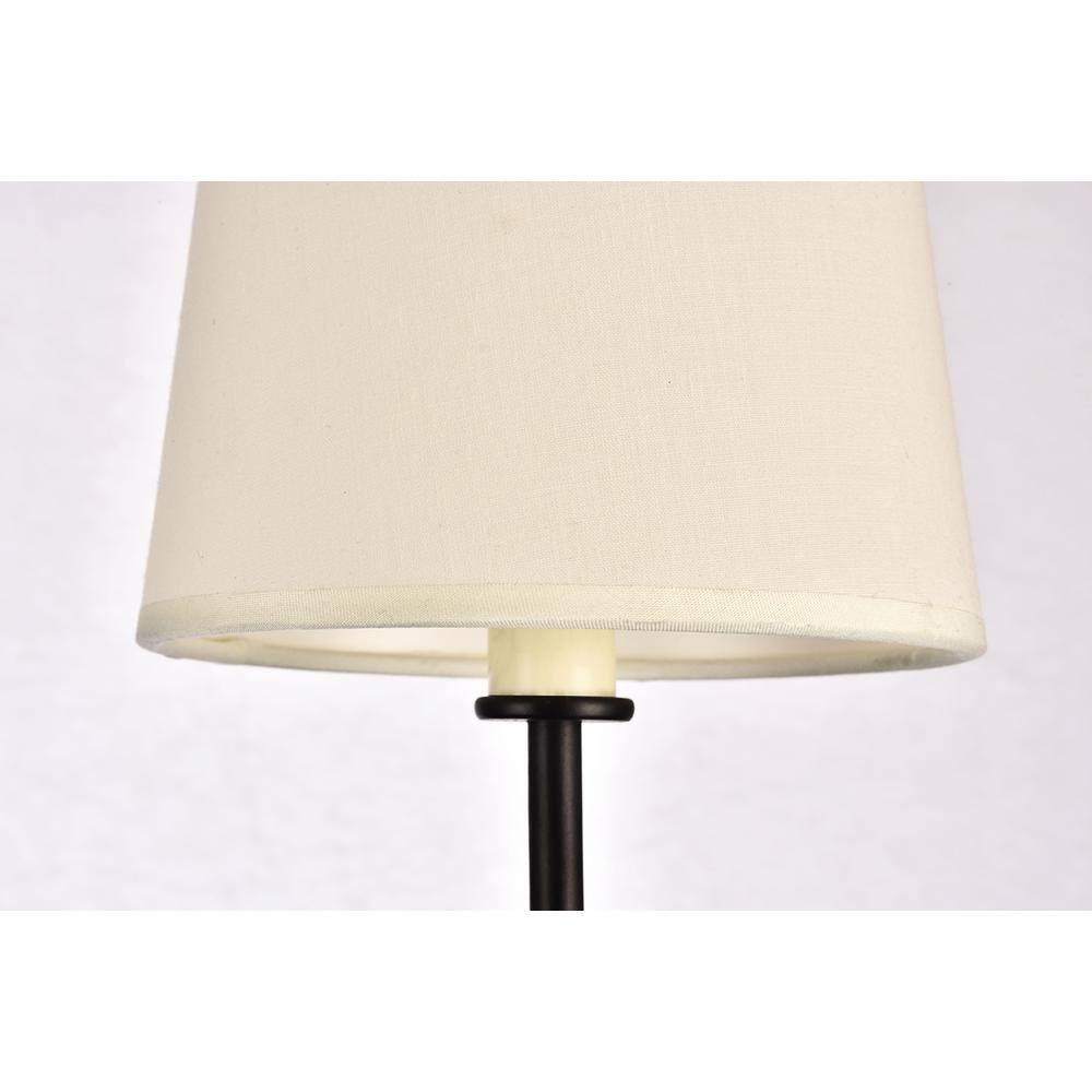 Alt View 1. Living District - Mel Collection Wall Sconce D5.5 H15 Lt:1 Black Finish - Black.