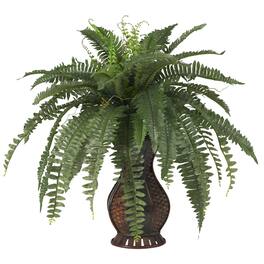 BreeBe - Boston Fern w/Urn Vase - Green