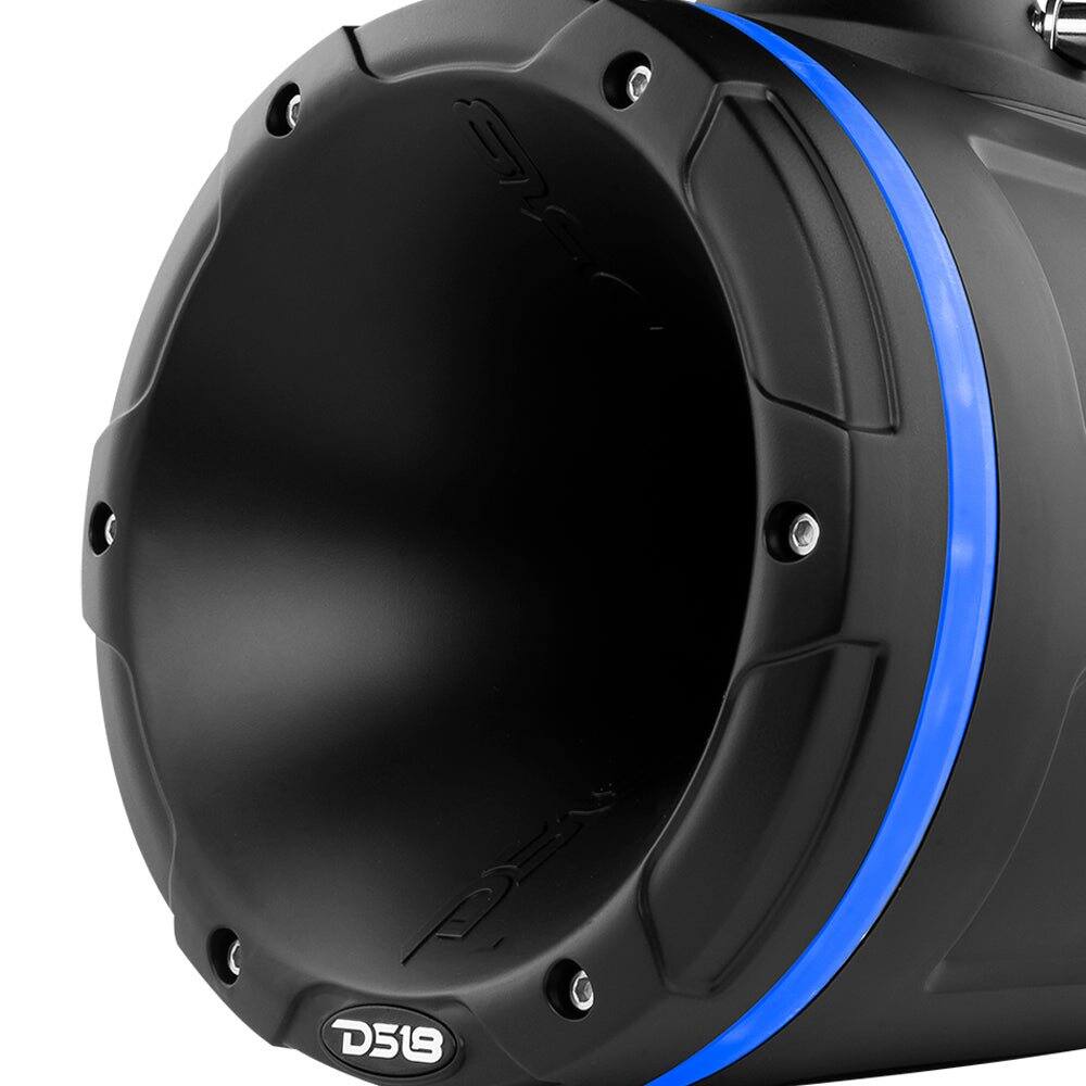Left. DS18 Audio - NXL 7" Loudspeaker with RGB LED Lights, 300W RMS 4-Ohm - Black.