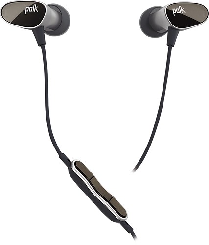  Polk - Nue Era Earbud Headphones - Black