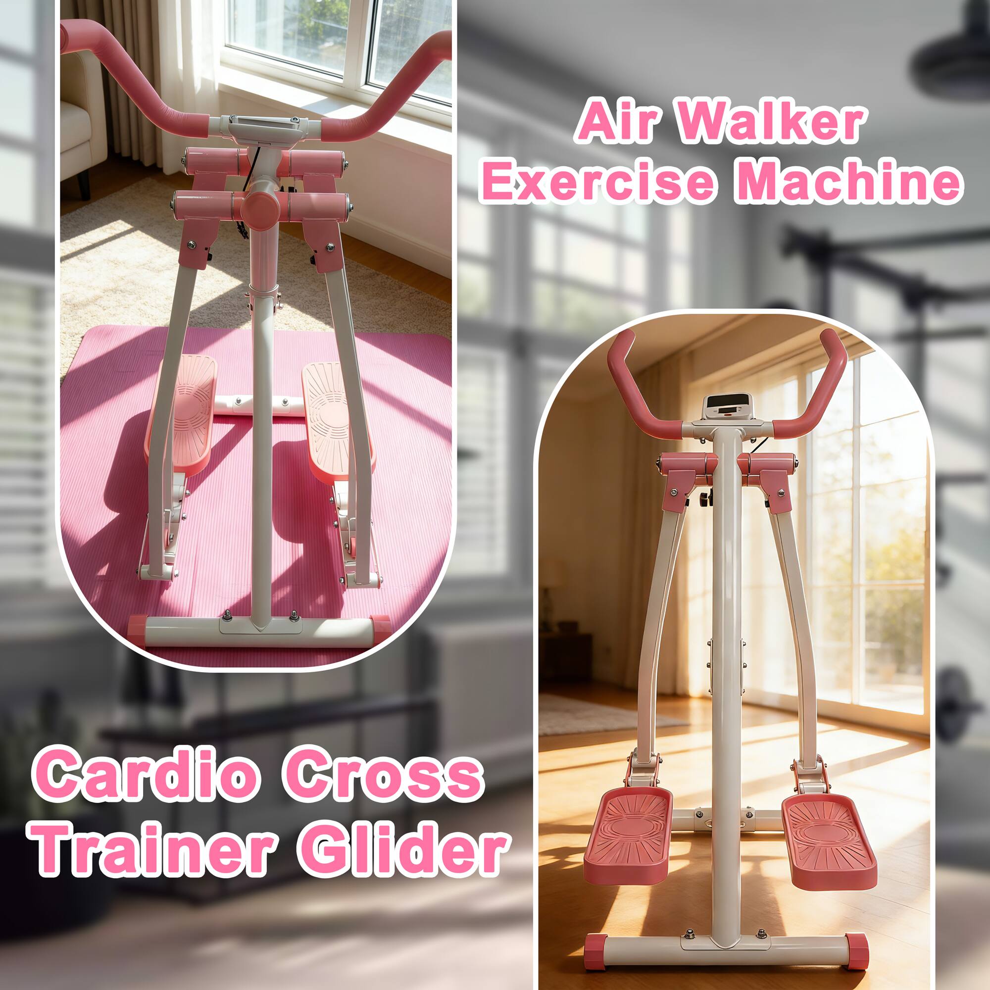 Air Walker Exercise Machine  
Cardio Cross Trainer Glider