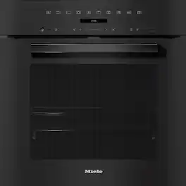 Miele - H7263 BP 24" VitroLine DirectSensor S Convection Oven 2.97 cu ft - Obsidian Black