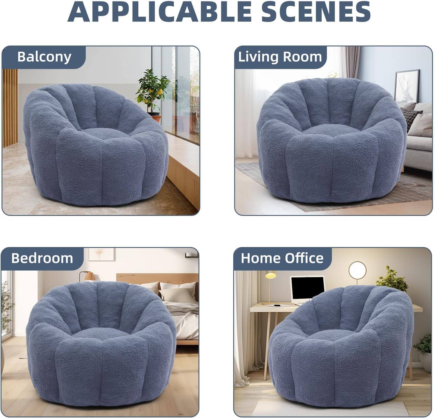 APPLICABLE SCENES

- Balcony
- Living Room
- Bedroom
- Home Office