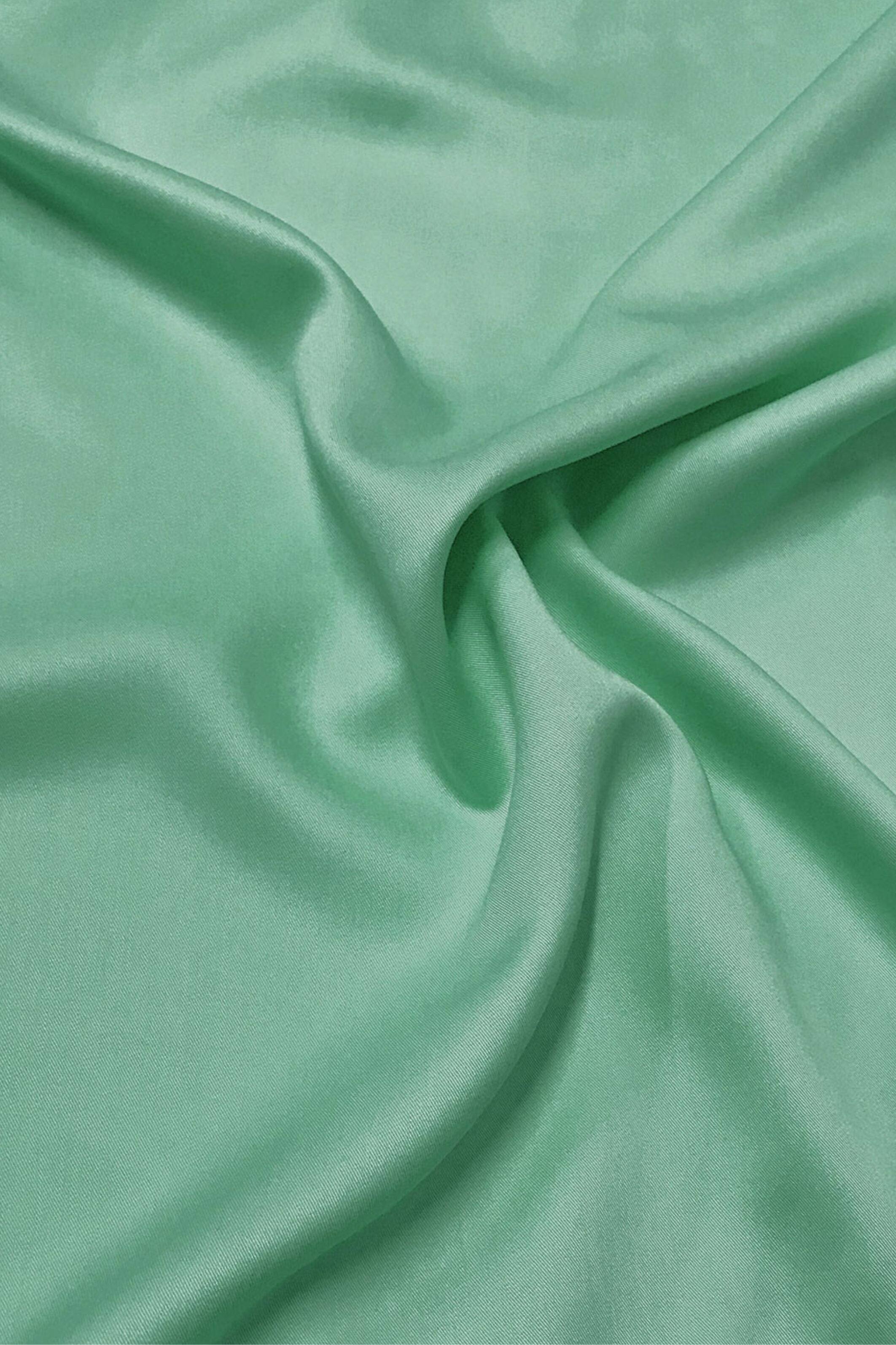 Alt View 4. BedVoyage - Luxury 100% viscose from Bamboo Fitted Sheet - Seaglass.