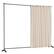 Alt View 5. VEVOR - Room Divider, Portable Panel Room Divider with Wheels Curtain Divider Stand, Freestanding Room Divider Privacy Screen - Beige.
