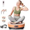 Front. MERACH - MERACH Foot Massager Vibration Plate Exercise Machine, Helps Relieves Leg Fatigue - Orange.