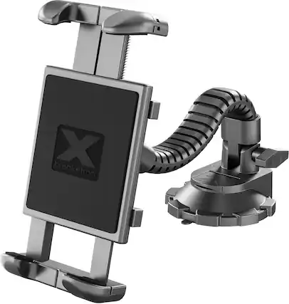 Front. Bracketron - HD Tablet Flex Mount - Black.