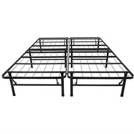 Hivvago - Queen size Metal Platform Bed Frame - Black