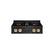 Front. ZLINE - 30 in. Wide 4 Burner Autograph Black Steel Classic Gas Cooktop DuoPro and Gold Accents (PCRTBZ-30-G) - Black Stainless Steel.