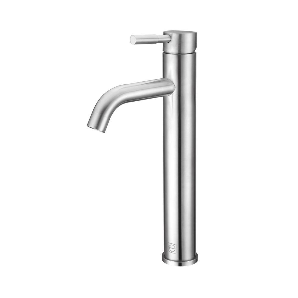 Alt View 3. Elegant Kitchen and Bath - Victor Single Hole Single Handle Bathroom Faucet in Brushed Nickel - Brushed Nickel.
