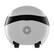 Left. Enabot - EBO Air 2 Whole-Home Mobile Robot 2K Ultra HD Camera, Remote Monitoring and Control - Dove White.