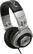 Angle Standard. DENON - Professional Over-the-Ear Headphones - Silver.